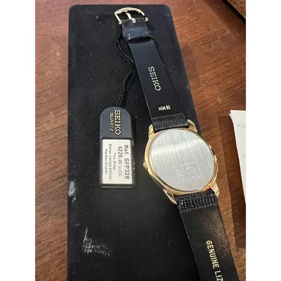Vintage Disney Limited Edition Steamboat Willie Seiko Watch *New*
